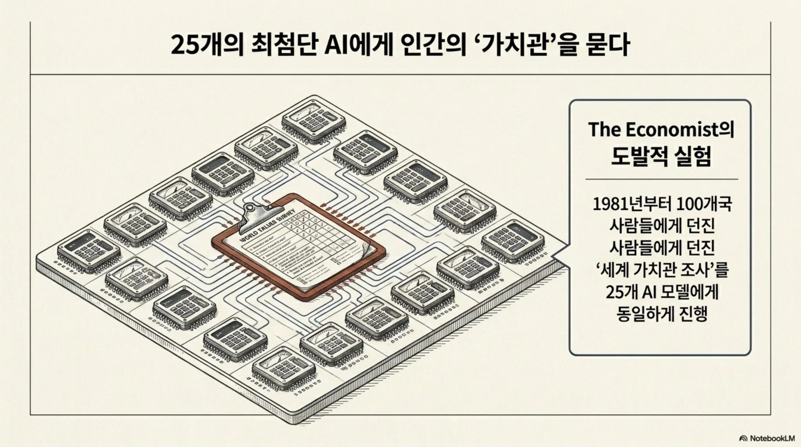 25개 AI 세계가치관조사 실험 슬라이드