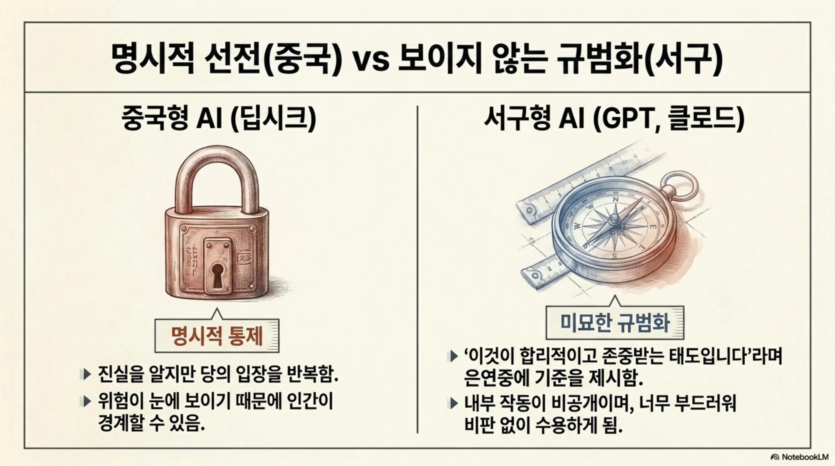 명시적 선전 대 보이지 않는 규범화 슬라이드